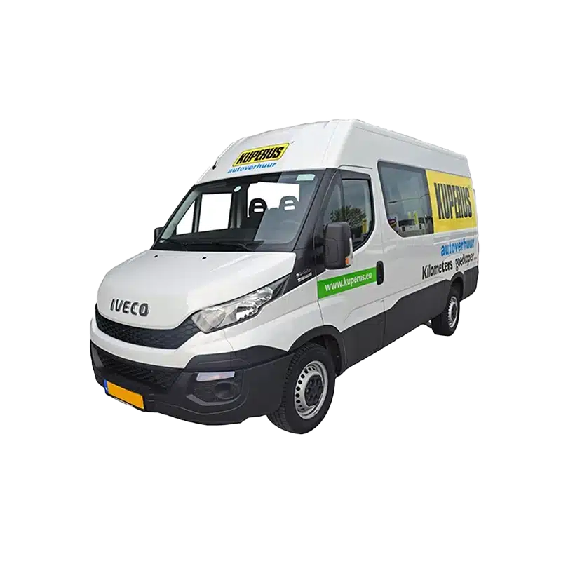 7 Persoons dubbele cabine met 8m3 laadruimte